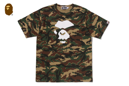 GLITCH WOODLAND CAMO MAD FACE TEE