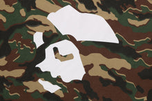 GLITCH WOODLAND CAMO MAD FACE TEE