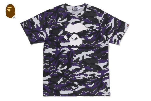 GLITCH WOODLAND CAMO MAD FACE TEE