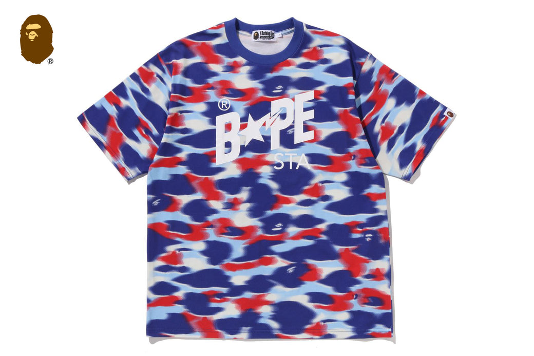 SCREEN CAMO STA LOGO RELAXED FIT TEE | bape.com