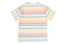 GRADIENT RAINBOW STRIPE ONE POINT TEE