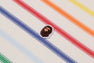 GRADIENT RAINBOW STRIPE ONE POINT TEE