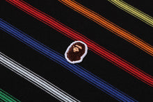 GRADIENT RAINBOW STRIPE ONE POINT TEE