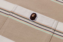 STRIPE ONE POINT RELAXED FIT POCKET TEE