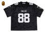 SOLID CAMO MULTI LOGO RELAXED FIT FOOTBALL JERSEY TEE