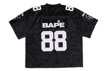 SOLID CAMO MULTI LOGO RELAXED FIT FOOTBALL JERSEY TEE