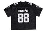 SOLID CAMO MULTI LOGO RELAXED FIT FOOTBALL JERSEY TEE