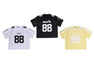 SOLID CAMO MULTI LOGO RELAXED FIT FOOTBALL JERSEY TEE