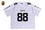 SOLID CAMO MULTI LOGO RELAXED FIT FOOTBALL JERSEY TEE