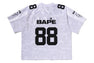SOLID CAMO MULTI LOGO RELAXED FIT FOOTBALL JERSEY TEE