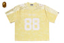 SOLID CAMO MULTI LOGO RELAXED FIT FOOTBALL JERSEY TEE