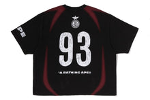 HEAVY WASH HAND DRAW FOOTBALL MULTI LOGO RELAXED FIT TEE