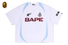 HEAVY WASH HAND DRAW FOOTBALL MULTI LOGO RELAXED FIT TEE