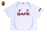 HEAVY WASH HAND DRAW FOOTBALL MULTI LOGO RELAXED FIT TEE