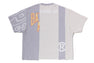 UPCYCLED MULTI LOGO CROPPED FIT TEE