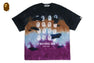 COLOR CAMO TIE DYE DESTROYED MULTI LOGO RELAXED FIT TEE