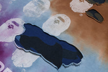 COLOR CAMO TIE DYE DESTROYED MULTI LOGO RELAXED FIT TEE