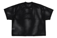 WATER PRINT APE HEAD MESH RELAXED FIT TEE