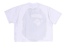 WATER PRINT APE HEAD MESH RELAXED FIT TEE