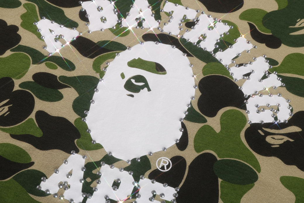 ABC CAMO CRYSTAL STONE OVERSIZED TEE | bape.com