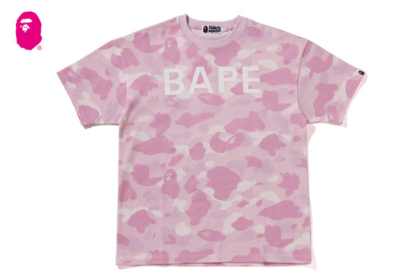 BAPE LOGO COLOR CAMO OVERSIZED TEE | bape.com