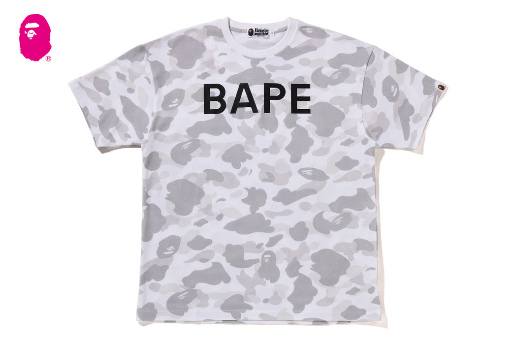 BAPE LOGO COLOR CAMO OVERSIZED TEE | bape.com