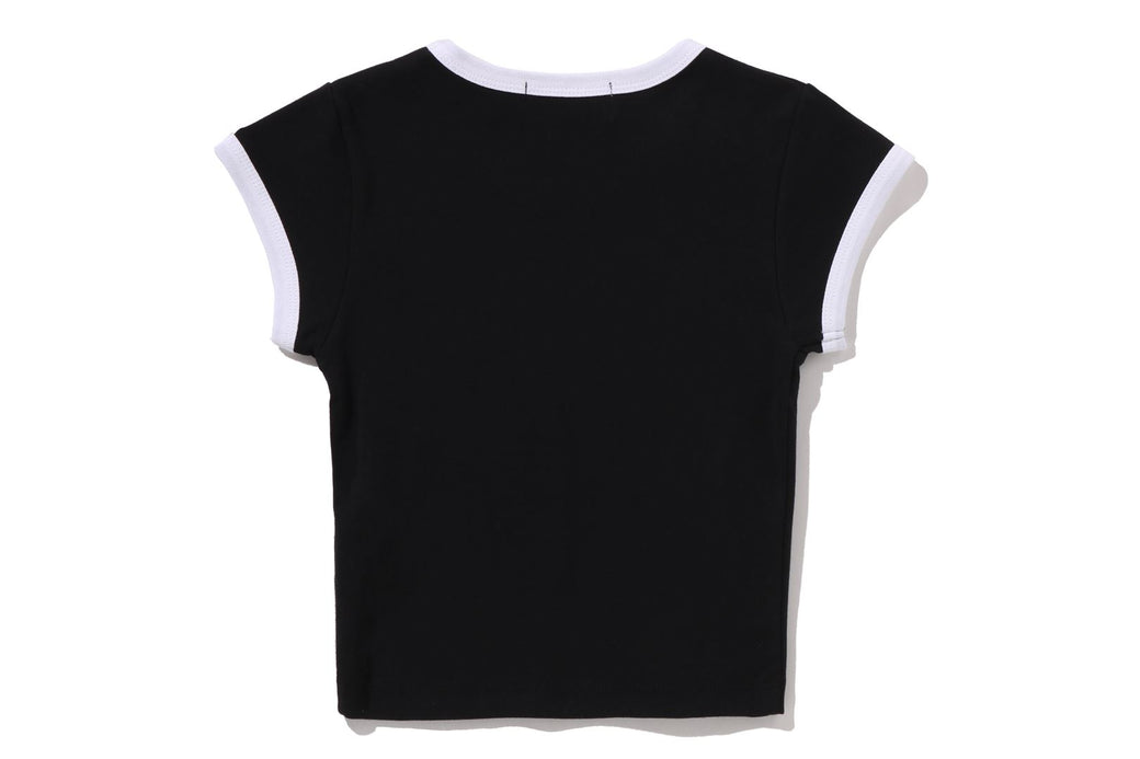 COLLEGE CROPPED TEE | bape.com