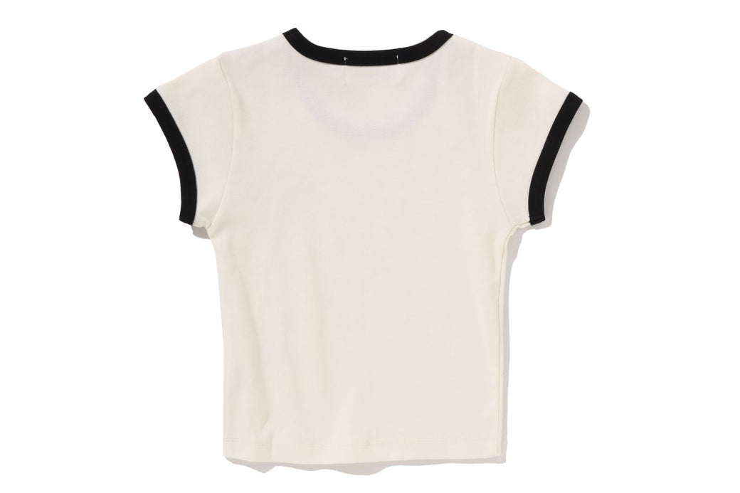 COLLEGE CROPPED TEE | bape.com