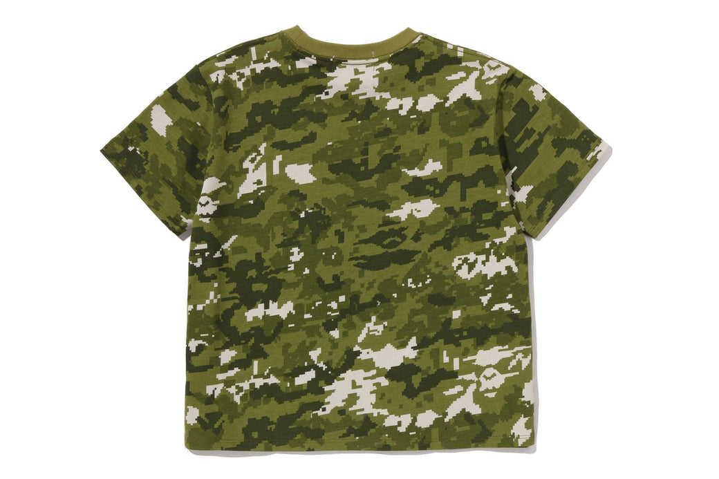MULTI PIXEL CAMO COLLEGE MINI TEE | bape.com