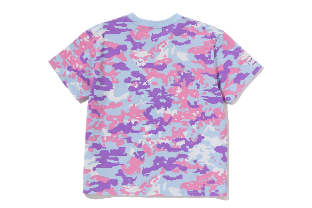 MULTI PIXEL CAMO COLLEGE MINI TEE | bape.com