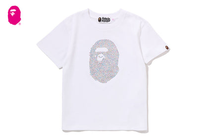 APE HEAD CRYSTAL STONE MINI TEE