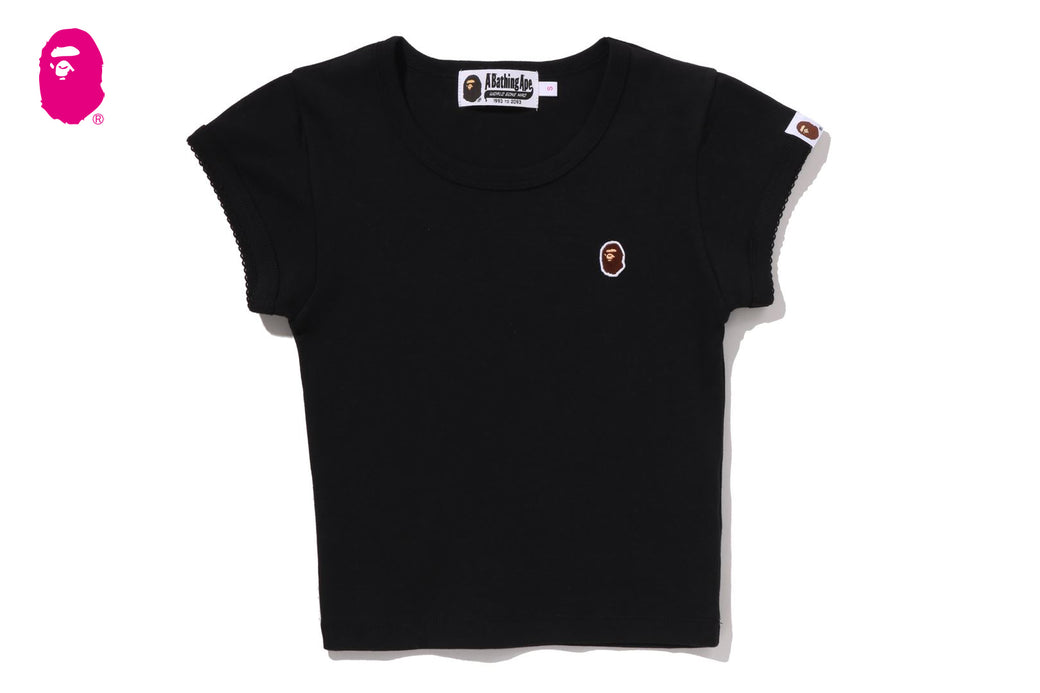 APE HEAD ONE POINT CROPPED TEE | bape.com