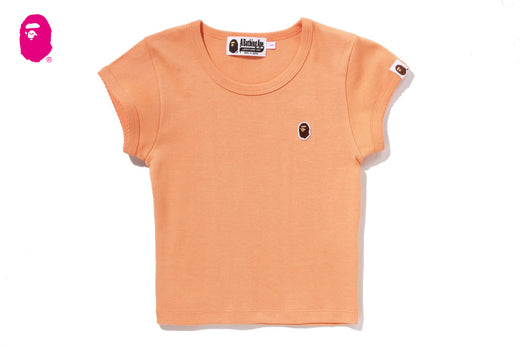 APE HEAD ONE POINT CROPPED TEE | bape.com