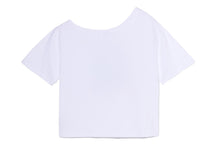 MULTI LOGO CUTOUT OVERSIZED TEE