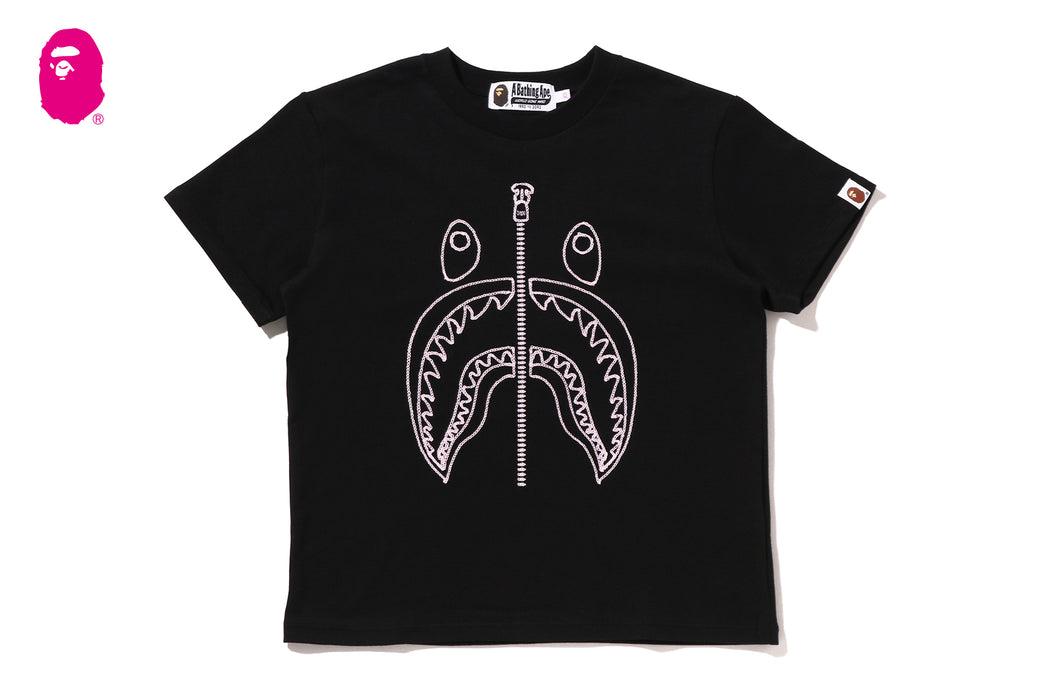 CHAINSTITCH SHARK MINI TEE | bape.com
