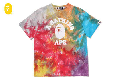TIE DYED COLLEGE TEE
