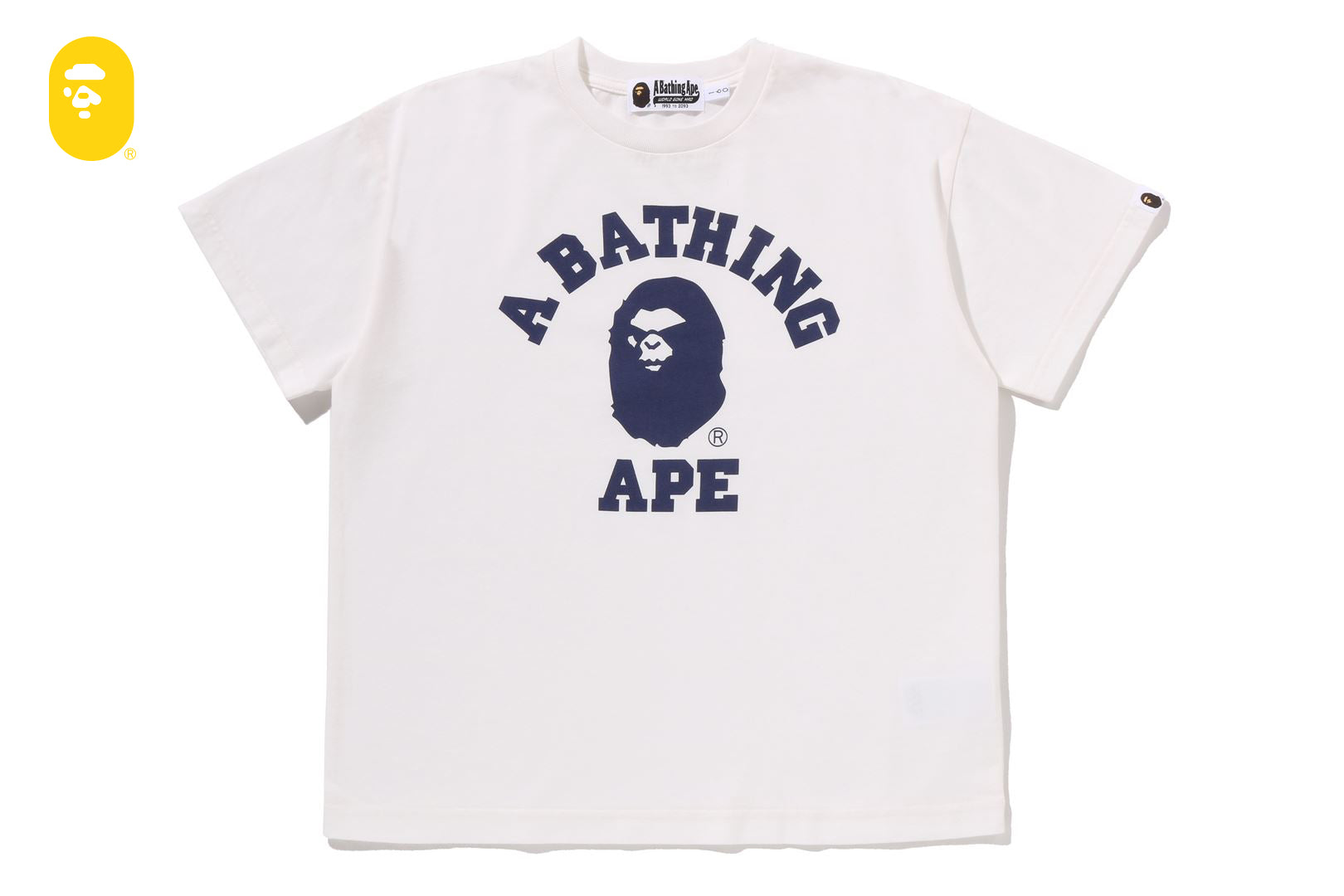 激レア 青山限定 A BATHING APE 手刷り TシャツMad Face MAD FACE WASHED EFFECT RELAXED FIT TEE | bape.com