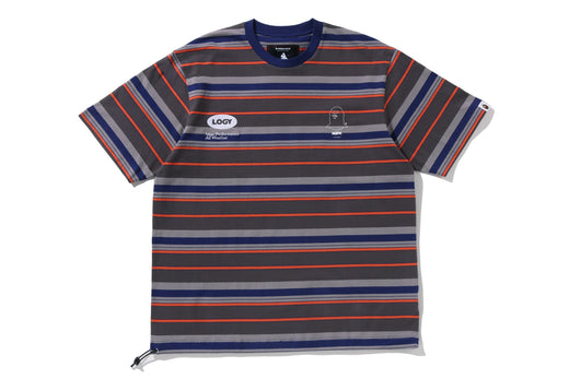 【 BAPE BY KAZUKI KURAISHI 】MULTI STRIPE SHORT SLEEVES TEE