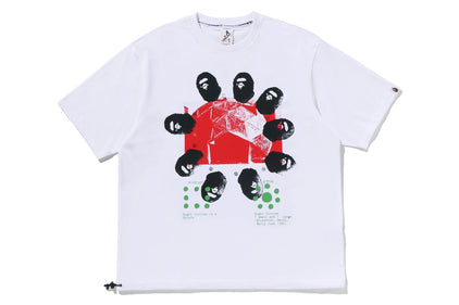 【 BAPE BY KAZUKI KURAISHI 】“GEODESIE” SHORT SLEEVES TEE