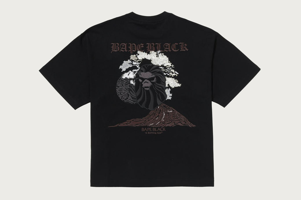 BAPE BLACK EMBELLISHED BONSAI TEE | bape.com