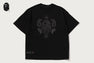 BAPE BLACK STUDDED BAPE TEE