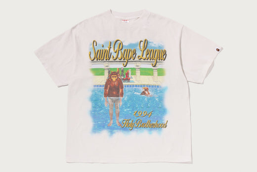 【 BAPE X SAINT MXXXXXX 】LEAGUE TEE