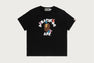 【BAPE X DISNEY】 STITCH AND FRIENDS COLLEGE MINI TEE