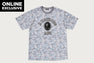 BAPE CARD CAMO COLLEGE TEE BAPEC