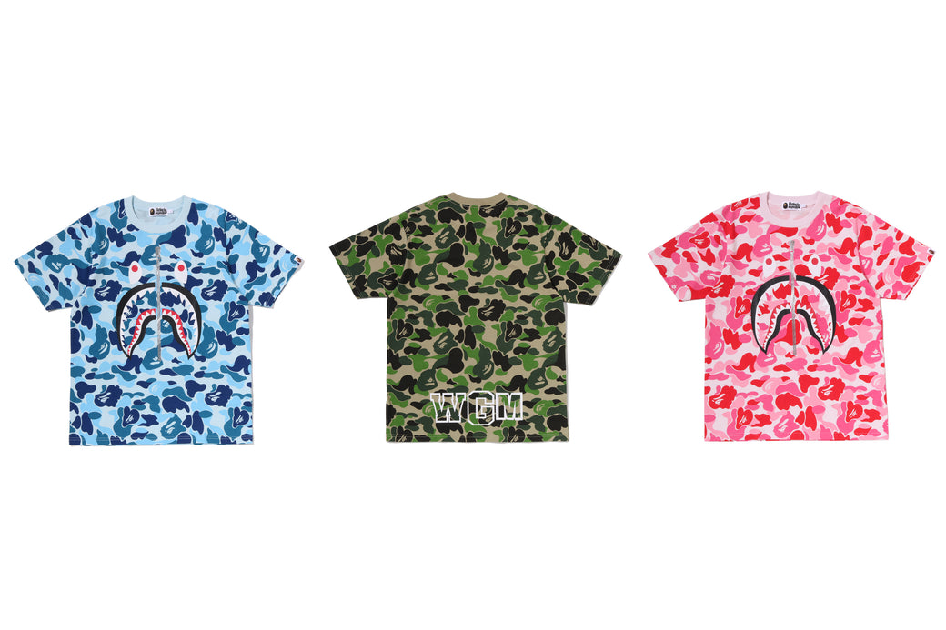 ABC CAMO SHARK TEE | bape.com