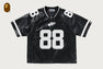 PU LEATHER CROPPED FIT FOOTBALL JERSEY