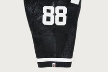 PU LEATHER CROPPED FIT FOOTBALL JERSEY