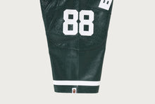PU LEATHER CROPPED FIT FOOTBALL JERSEY