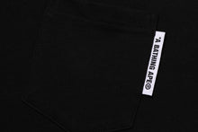 LINE CAMO FLAG LABEL POCKET TEE