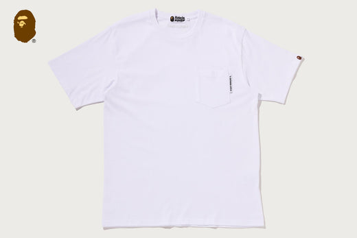 LINE CAMO FLAG LABEL POCKET TEE